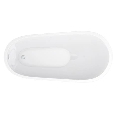 Toreno 1520 Small Modern Slipper Free Standing Bath 6 Toreno 1520 Small Modern Slipper Free Standing Bath - Image 6