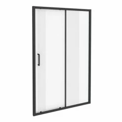 Toreno Matt Black 1000 X 1850 Sliding Shower Door -Toreno Shop BLK10SLD d3 460