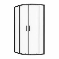 Toreno Matt Black 1000 X 800mm Offset Quadrant Shower Enclosure 7 Toreno Matt Black 1000 X 800mm Offset Quadrant Shower Enclosure -Toreno Shop BLK18Q2D nw d1 460