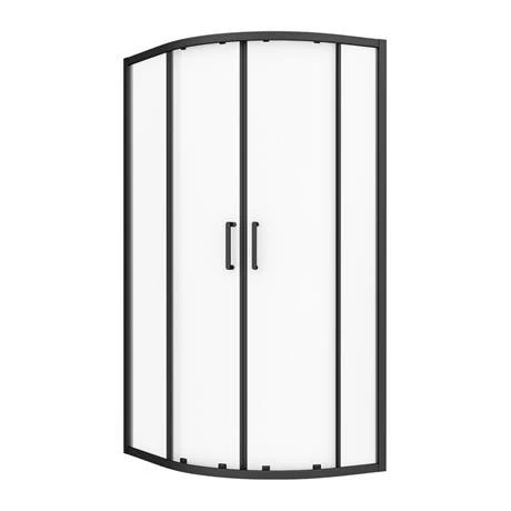Toreno Matt Black 1000 X 800mm Offset Quadrant Shower Enclosure 4 Toreno Matt Black 1000 X 800mm Offset Quadrant Shower Enclosure - Image 4