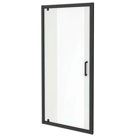 Toreno Matt Black 800 X 1850 Pivot Shower Door 3 Toreno Matt Black 800 X 1850 Pivot Shower Door - Image 3