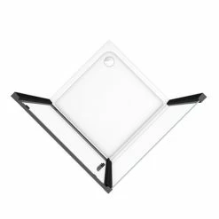 Toreno Matt Black 900 X 900mm Pivot Door Shower Enclosure + Pearlstone Tray 11 Toreno Matt Black 900 X 900mm Pivot Door Shower Enclosure + Pearlstone Tray -Toreno Shop BLK9PDE d4 460