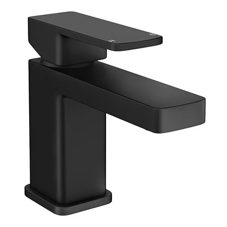 Toreno Modern Black Basin Mono Mixer Tap 1 Toreno Modern Black Basin Mono Mixer Tap