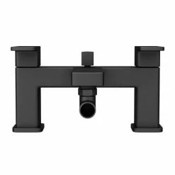 Toreno Modern Black Chrome Bath Shower Mixer Tap Incl. Overhead Rainfall Shower Head 7 Toreno Modern Black Chrome Bath Shower Mixer Tap Incl. Overhead Rainfall Shower Head -Toreno Shop BPT7131SH d2 460