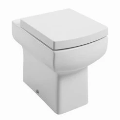 Toreno Gloss White WC Unit With Cistern + Slimline Soft Close Seat W500 X D200mm 7 Toreno Gloss White WC Unit With Cistern + Slimline Soft Close Seat W500 X D200mm -Toreno Shop CUBO BTW l 460