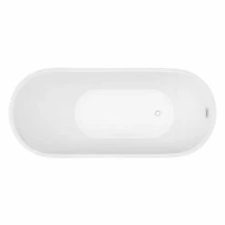 Toreno 1700 X 750mm Modern Slipper Freestanding Bath 9 Toreno 1700 X 750mm Modern Slipper Freestanding Bath -Toreno Shop FB75 n d3 460