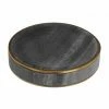 Toreno Grey Marble Brass Effect Soap Dish