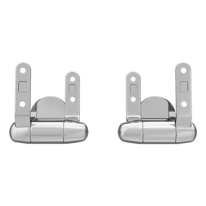 Toreno Wooden Toilet Seat Hinge Pack Chrome 1 Toreno Wooden Toilet Seat Hinge Pack Chrome