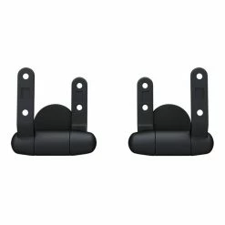 Toreno Wooden Toilet Seat Hinge Pack Matt Black