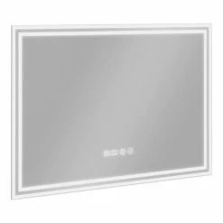 Toreno 700x500mm LED Illuminated Mirror Inc. Anti-Fog, Digital Clock & Touch Sensor - MIR009 5 Toreno 700x500mm LED Illuminated Mirror Inc. Anti-Fog, Digital Clock & Touch Sensor - MIR009 -Toreno Shop MIR009 D2 460