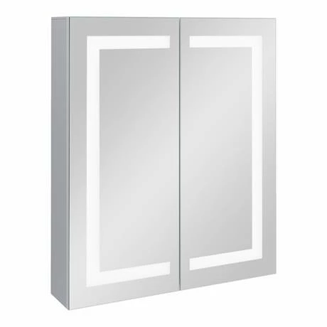 Toreno 600x700mm LED Illuminated 2-Door Mirror Cabinet Incl. Motion Sensor - MIR014 3 Toreno 600x700mm LED Illuminated 2-Door Mirror Cabinet Incl. Motion Sensor - MIR014 - Image 3