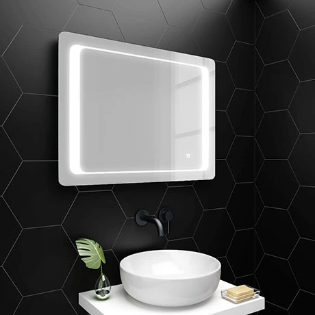 Toreno 800x600mm LED Illuminated Bathroom Mirror Inc. Anti-Fog & Touch Sensor - MIR019 1 Toreno 800x600mm LED Illuminated Bathroom Mirror Inc. Anti-Fog & Touch Sensor - MIR019