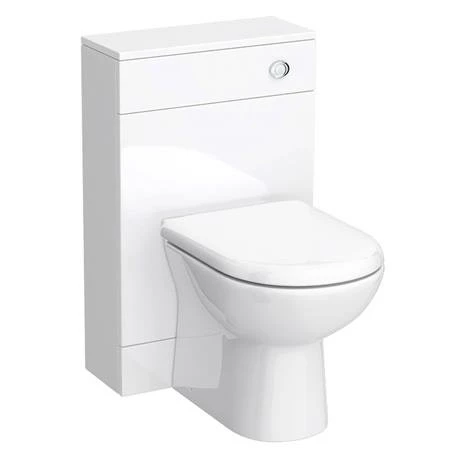 Toreno 1500mm Gloss White Vanity Unit Bathroom Suite - Depth 400/200mm 4 Toreno 1500mm Gloss White Vanity Unit Bathroom Suite - Depth 400/200mm - Image 4