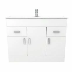 Toreno 1500mm Gloss White Vanity Unit Bathroom Suite - Depth 400/200mm 12 Toreno 1500mm Gloss White Vanity Unit Bathroom Suite - Depth 400/200mm -Toreno Shop MOD1500 n d4 460