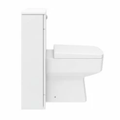 Toreno 500mm BTW Toilet Unit Inc. Cistern + Square Pan (Depth 200mm) -Toreno Shop MODBTWSQ D3 460
