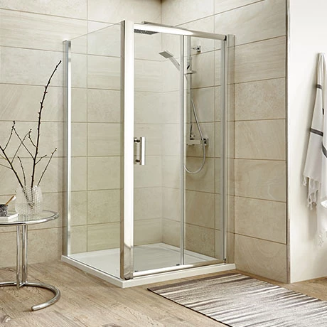 Toreno 8mm 1000 X 1000mm Square Sliding Door Large Shower Enclosure - Easy Fit 1 Toreno 8mm 1000 X 1000mm Square Sliding Door Large Shower Enclosure - Easy Fit