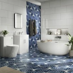 Toreno Basin Unit - 600mm Modern High Gloss White With Mid Edged Basin 9 Toreno Basin Unit - 600mm Modern High Gloss White With Mid Edged Basin -Toreno Shop MVME600 d4 460