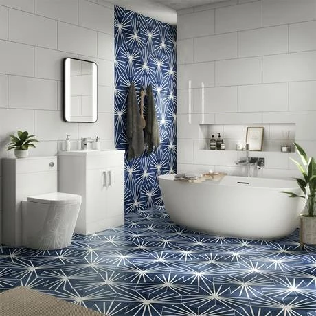 Toreno Basin Unit - 600mm Modern High Gloss White With Mid Edged Basin 5 Toreno Basin Unit - 600mm Modern High Gloss White With Mid Edged Basin - Image 5