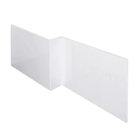 Toreno 1700 White Offset MDF Front Bath Panel - NMP135 1 Toreno 1700 White Offset MDF Front Bath Panel - NMP135