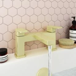 Toreno Modern Brushed Brass Bath Filler Tap