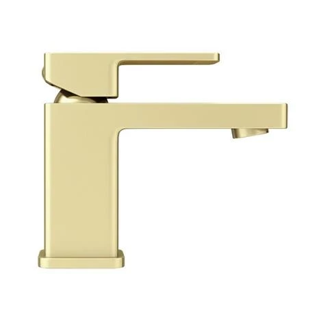Toreno Modern Brushed Brass Basin Mono Mixer Tap 3 Toreno Modern Brushed Brass Basin Mono Mixer Tap - Image 3