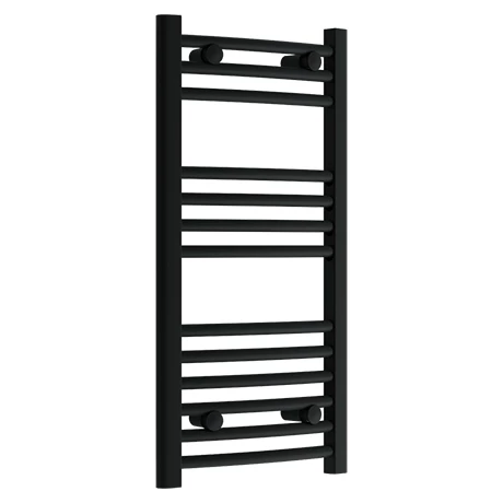 Toreno Black Curved W400 X H800mm Heated Towel Rail 1 Toreno Black Curved W400 X H800mm Heated Towel Rail