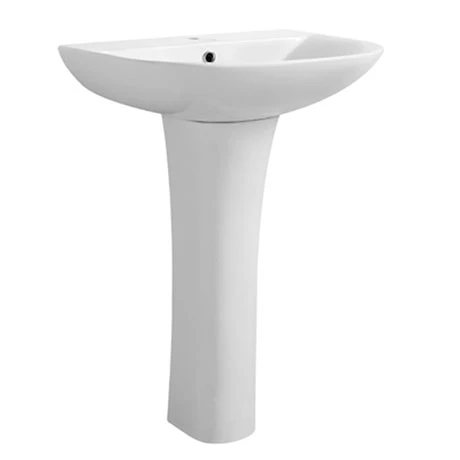 Toreno Round Basin 570mm Round 1 TH Basin + Full Pedestal 1 Toreno Round Basin 570mm Round 1 TH Basin + Full Pedestal