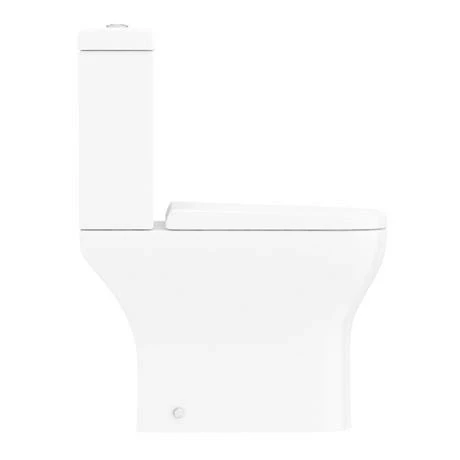 Toreno Square Rimless Close Coupled Toilet + Soft Close Seat 2 Toreno Square Rimless Close Coupled Toilet + Soft Close Seat - Image 2