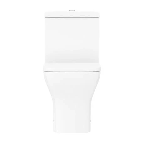 Toreno Square Rimless Close Coupled Toilet + Soft Close Seat 3 Toreno Square Rimless Close Coupled Toilet + Soft Close Seat - Image 3