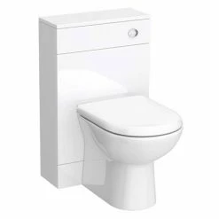 Toreno Gloss White Vanity Unit Suite + Single Ended Bath (3 Bath Size Options) -Toreno Shop Turin Gloss White Vanity Unit Suite d3 460