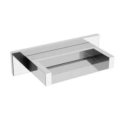 Toreno Wall Mounted Waterfall Bath Filler + Concealed Thermostatic Valve 2 Toreno Wall Mounted Waterfall Bath Filler + Concealed Thermostatic Valve - Image 2